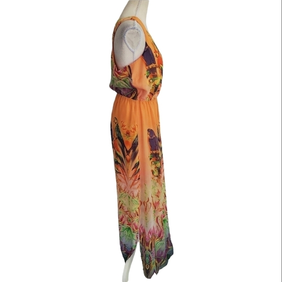 W118 by Walter Baker Orange Parrot Maxi Dress - Picture 7 of 10